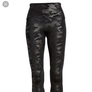 Camo Faux Leather Spanx